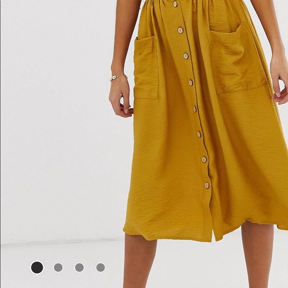 High rise skirt with belt - Picture 2 of 7